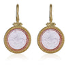 Light Pink Intaglio Pegasus Earrings